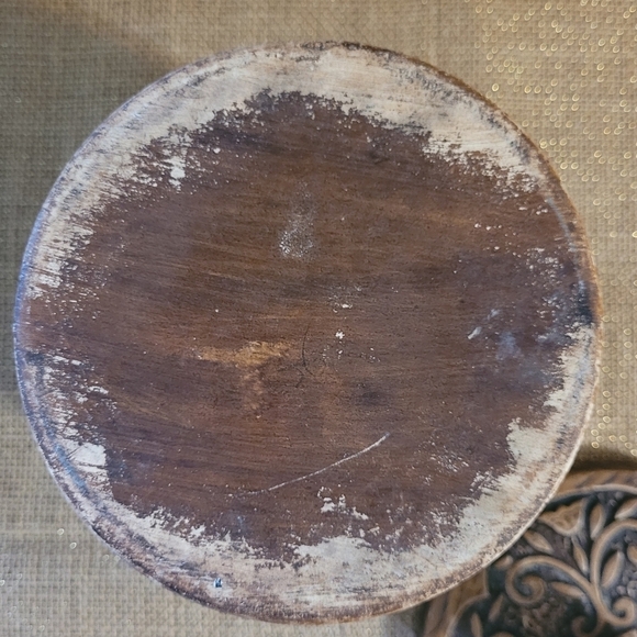 Vintage Treasure Craft Coffee Canister Faux Bois Wood Look Ceramic Tree & Leaves - Picture 6 of 9